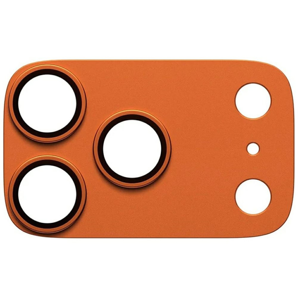 Szkło hartowane na obiektyw PanzerGlass Fender Camera Protector do iPhone 17 Pro pomarańczowy