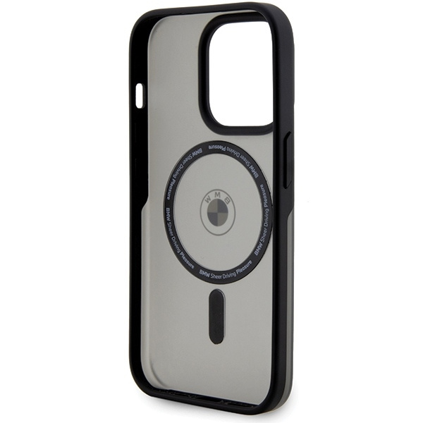BMW BMHMP15LDSLK iPhone 15 Pro 6.1"  czarny/black hardcase IML Signature MagSafe