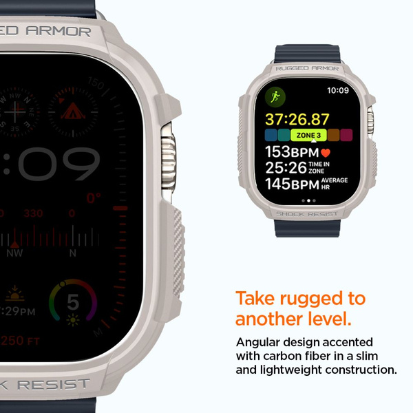 SPIGEN RUGGED ARMOR APPLE WATCH ULTRA 1 / 2 (49 MM) DUNE BEIGE