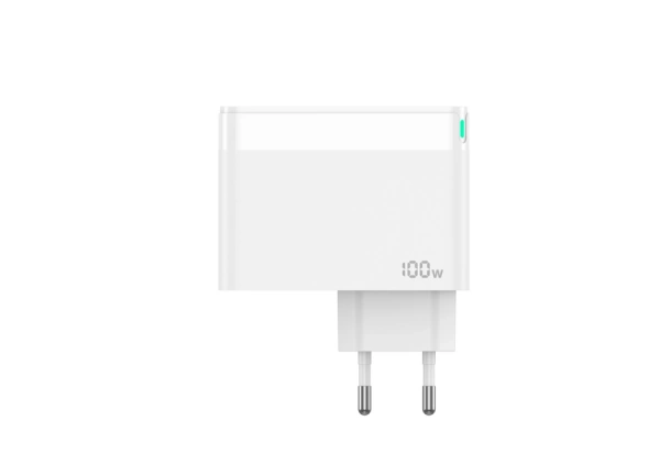 JELLICO ładowarka sieciowa C118 GaN PD 100W 2xUSB-C + 1xUSB QC3.0 Biały