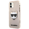 KARL LAGERFELD KLHCP12SCHTUGUGGO IPHONE 12 MINI 5.4 "ZLOTY/GOLD HARDCASE GLITTER CHOUPETTE