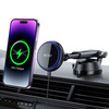 TECH-PROTECT MM15W-V4 MAGNETIC MAGSAFE DASHBOARD CAR MOUNT WIRELESS CHARGER 15W BLACK