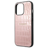 Guess GUHCP13LPCRBPI iPhone 13 Pro / 136,1" różowy/pink Croco Strap Collection