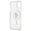 Karl Lagerfeld KLHMN61HGKCNOT case for iPhone 11 / Xr - transparent hardcase Karl&amp;Choupette Glitter MagSafe