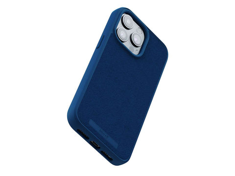 Njord "Suede MagSafe" Cover for Apple iPhone 15 Pro Max, Blue