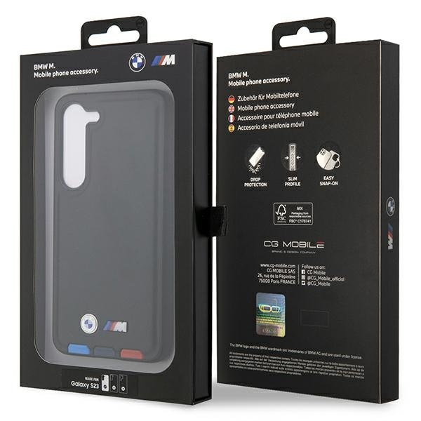 BMW BMHCS23S22PTDK S23 S911 czarny/black Leather Stamp Tricolor