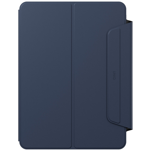 Etui UNIQ Rovus Snapmount Magnetic 360   Rotating Detachable do iPad Air 11" (M2/M3) / iPad Air 10.9" (2022/2020) granatowy