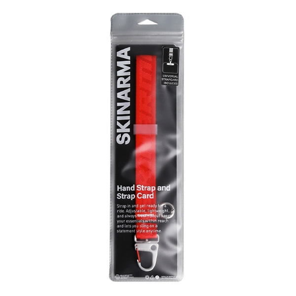 Skinarma Scout Handstrap uniwersalna      smycz do telefonu czerwony/red