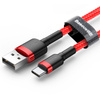 Baseus Cafule Cable durable nylon cable USB / USB-C QC3.0 2A 3M red (CATKLF-U09)