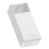 BASEUS BIPOW POWERBANK WITH DISPLAY 30000MAH 15W WHITE (OVERSEAS EDITION) + USB-A - MICRO USB CABLE 0.25M WHITE (PPBD050202)