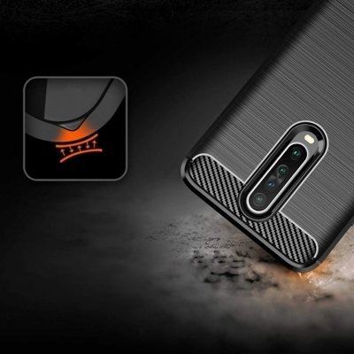 CASE ETUI CARBON LUX CZARNY XIAOMI REDMI K30