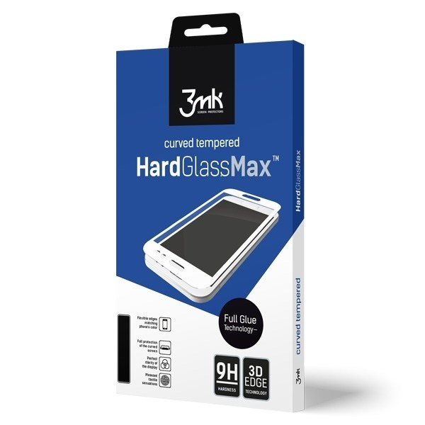 3MK HARD GLASS MAX FULL GLUE S8 SAMSUNG GALAXY PLUS BLACK
