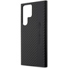 Etui AMG Carbon Stripe&Embossed na Samsung Galaxy S23 Ultra - czarne