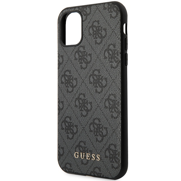 Guess GUHCN61G4GG iPhone 11 6,1" / Xrszary/grey hard case 4G Collection
