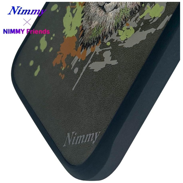Etui Nimmy Wilk do iPhone 16 ciemnoszary
