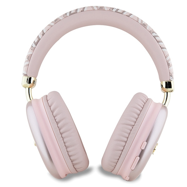 Guess słuchawki nauszne BluetoothGUBHK1GCTCSP różowy/pink Gcube Metallic Script Logo