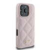 Guess GUHCP16XPSQSQSP iPhone 16 Pro Max6.9" różowy/pink hardcase Quilted Metal Logo