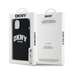 DKNY DKHMP15SSNYACH iPhone 15 / 14 / 136.1" czarny/black hardcase Liquid Silicone White Printed Logo MagSafe
