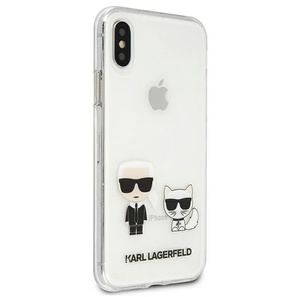 KARL LAGERFELD KLHCI65CKTR IPHONE XS MAX HARDCASE TRANSPARENT KARL & CHOUPETTE