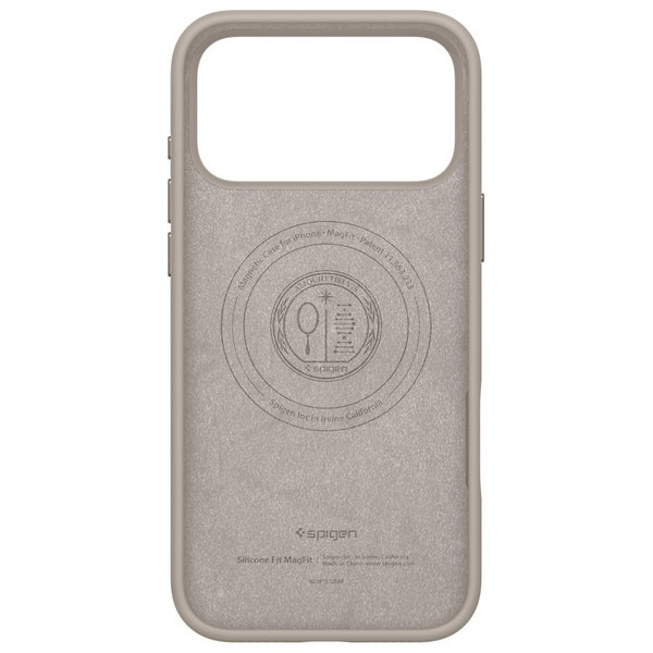 Etui Spigen Silicone Fit MAG MagSafe do iPhone 17 Pro stone