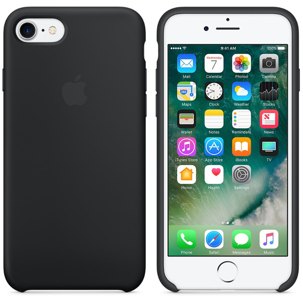 APPLE SILICONE CASE IPHONE 7 / 8 / SE 2020 MQGK2ZM/A BLACK