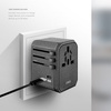 Adapter podróżny UNIQ Voyage LITHOS Collective 33W 2xUSB PD 18W QC 3.0 - szary