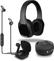 Denver BTC-412 wireless headphones set + 4-in-1 speaker