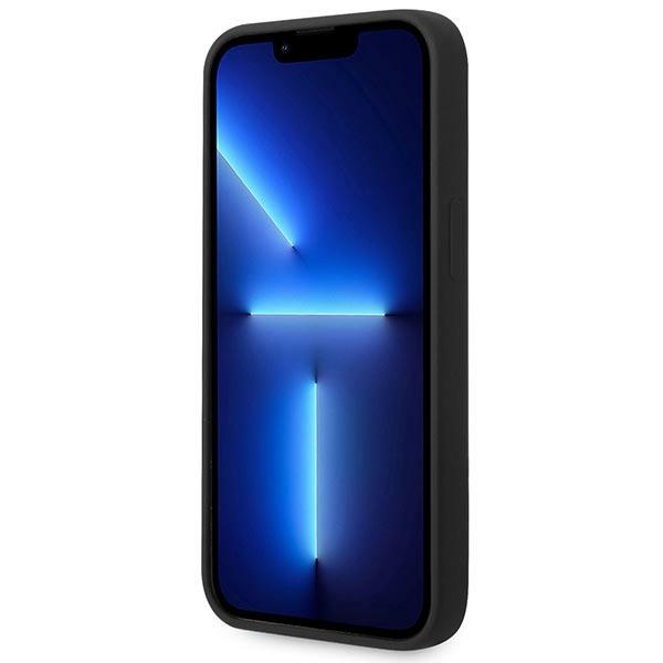 Guess GUHCP14MSLTGK iPhone 14 Plus / 15 Plus 6.7" czarny/black hardcase Silicone Triangle