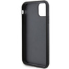 Karl Lagerfeld Gripstand Saffiano Karl&amp;Choupette Pins case for iPhone 11 / Xr - black