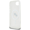 Etui Karl Lagerfeld IML Metal Karl &     Choupette Heads MagSafe do iPhone 16e biały