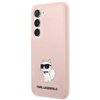 Etui Karl Lagerfeld Silicone Choupette na Samsung Galaxy S23+ - różowe