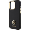 Guess GUHCP15LM4DGPK iPhone 15 Pro6.1" czarny/black hardcase Silicone Logo Strass 4G