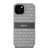 DKNY DKHCP15SPRTHSLE iPhone 15 / 14 / 136.1" beżowy/beige hardcase Leather Mono Stripe & Metal Logo
