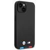 Etui BMW Leather Stamp Tricolor MagSafe na iPhone 14 - czarne