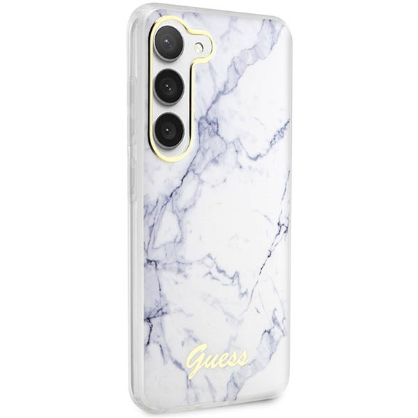 Guess GUHCS23MPCUMAH S23+ S916biały/white hardcase Marble