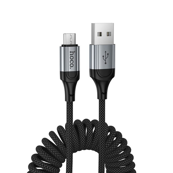 Kabel USB A do Micro USB Hoco 2,4A 1,5 m X121 czarny
