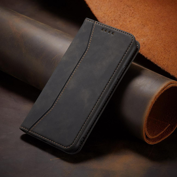 Magnet Fancy Case etui do Samsung Galaxy A53 5G pokrowiec portfel na karty kartę podstawka czarny