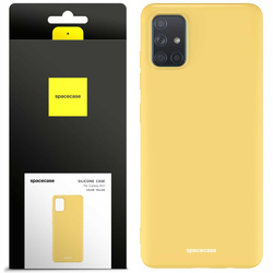 Spacecase Etui Silicone Case Galaxy A51 yellow