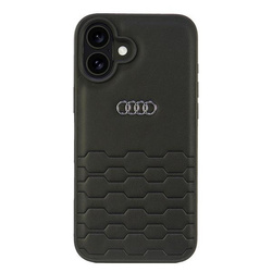 Audi Synthetic Leather iPhone 16 Plus 6.7" czarny/black hardcase AU-TPUPCIP16M-GT/D2-BK