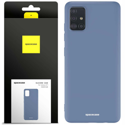 Spacecase Etui Silicone Case Galaxy A71 blue