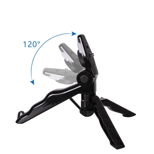 MOBILE PHONE TRIPOD FOR VIDEO CALLS - BLACK