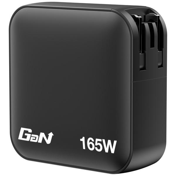 Ładowarka sieciowa Verbatim Mini GaN     165W 3xUSB-C PD/1x USB-A QC czarny 32216