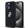 KARL LAGERFELD KLHMP15XSCMKCRHK IPHONE 15 PRO MAX 6.7" CZARNY/BLACK HARDCASE SILICONE KARL & CHOUPETTE RING MAGSAFE