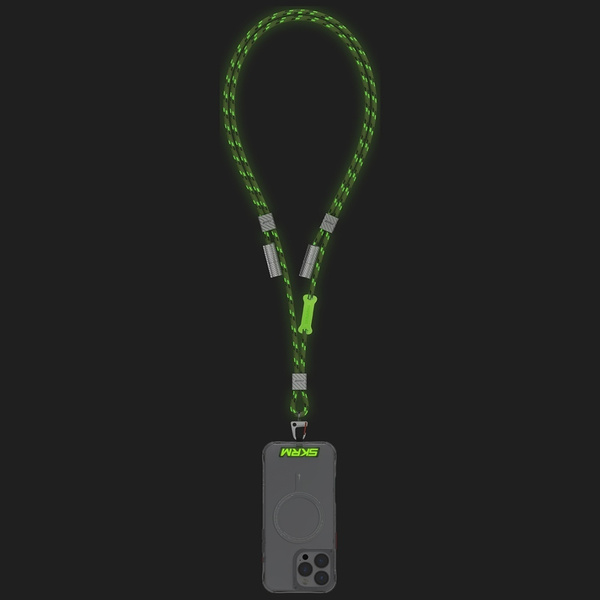 Uniwersalna smycz do telefonu kabel 2w1  Skinarma Dyno Ve USB-C/USB-C niteglow