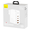 Baseus GaN2 Pro fast charger 100W USB / USB Type C Quick Charge 4+ Power Delivery white (CCGAN2P-L02)