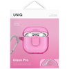 Etui UNIQ Glase Pro do AirPods 4 Lock    Case różowy