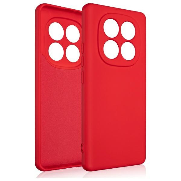 Etui Beline Silicone do Xiaomi Redmi      Note 14 Pro 5G czerwony