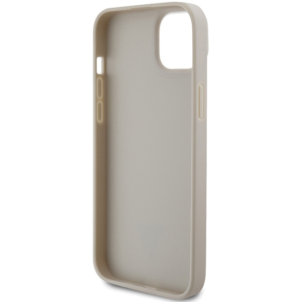 Guess GUHCP15SPCRTHCD iPhone 15 / 14 / 13 6.1" złoty/gold hardcase Croco Triangle Metal Logo