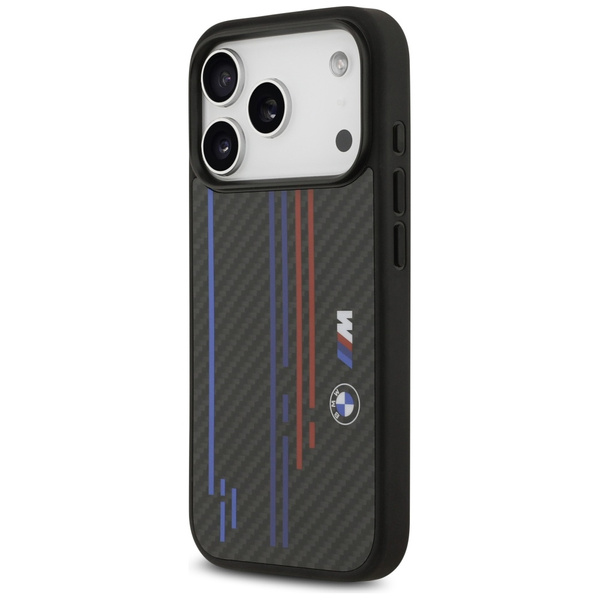 Etui BMW M Kevlar Lines & Logo MagSafe   do iPhone 17 Pro czarny