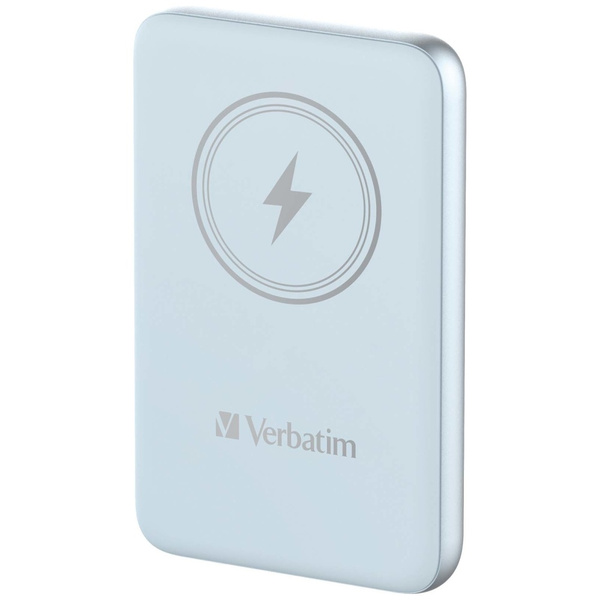 Verbatim Powerbank indukcyjny `n` Go 15W10000mAh Wireless Magnetic niebieski/blue 32247